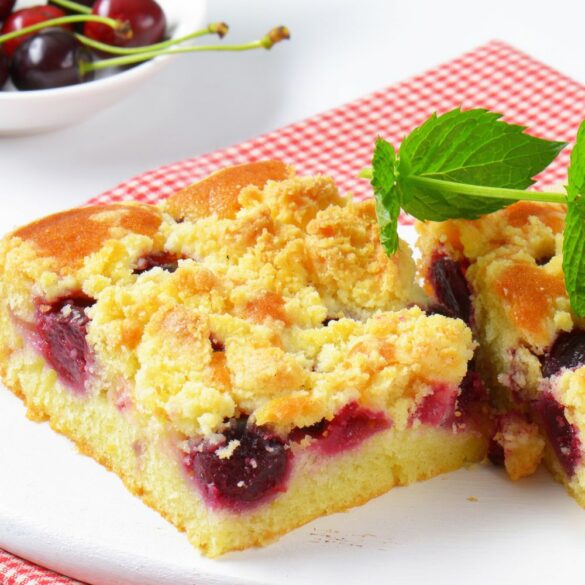 Crumbcake aux myrtilles et à la vanille de Madagascar Crumbcake aux myrtilles et à la vanille de Madagascar