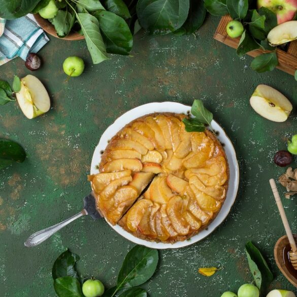 Mini tatin d'ananas au miel
