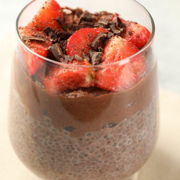 Pouding au chia, aux probiotiques et à l'acérola