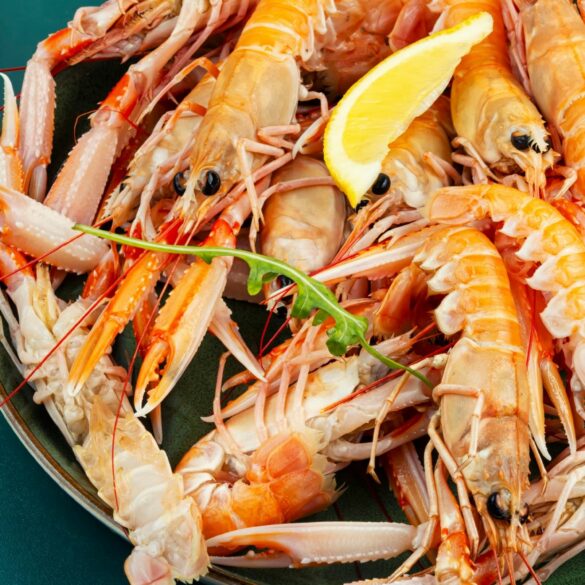 Langoustines Amandes Vanille - Recette