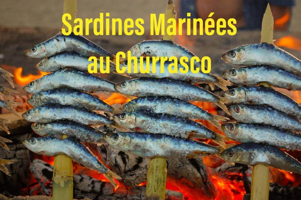 Sardines marinées au churrasco grillées à la plancha