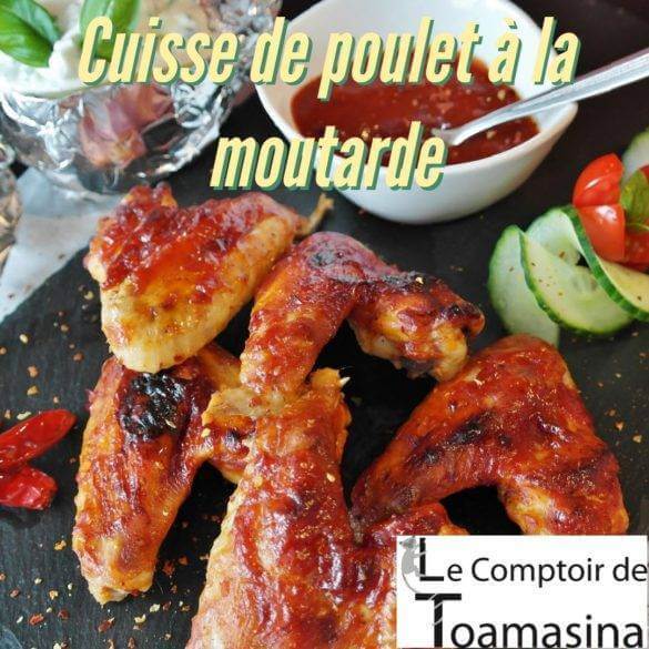 Cuisses de poulet à la moutarde Recette de cuisses de poulet