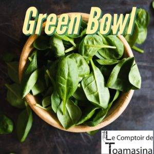 Recette green bowl au jus d'açai