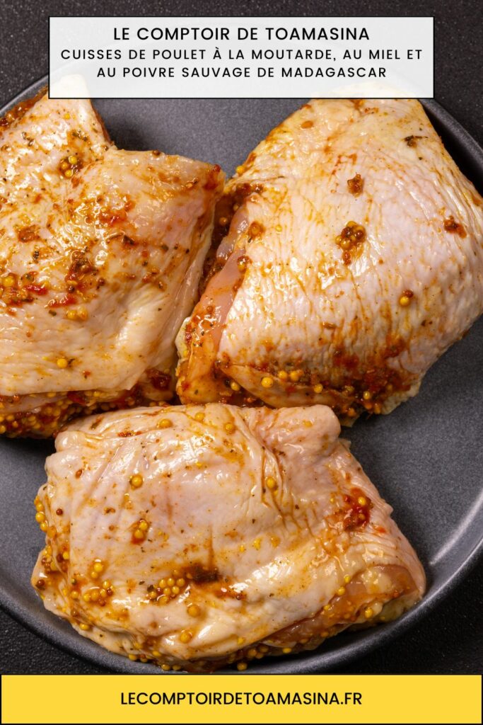 Poulet au thym et a la vanille de Madagascar en cocotte