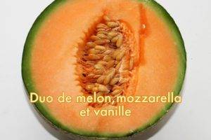Duo de Melon et Vanille de Madagascar