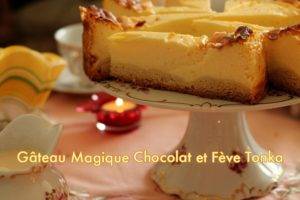 Gâteau Magique Chocolat Fève Tonka