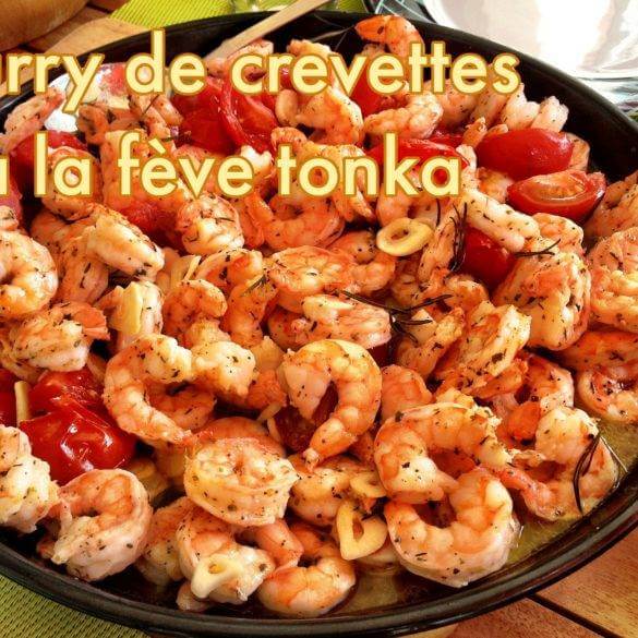 Curry de crevettes à la Fève Tonka