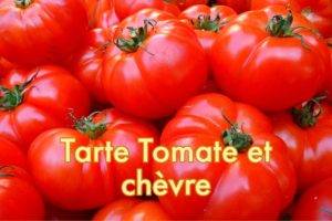 Recette de Tarte tomate et chèvre