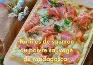 Recette de tartines de saumon