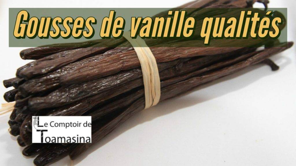 Acheter des gousses de vanille de Madagascar et Tahiti