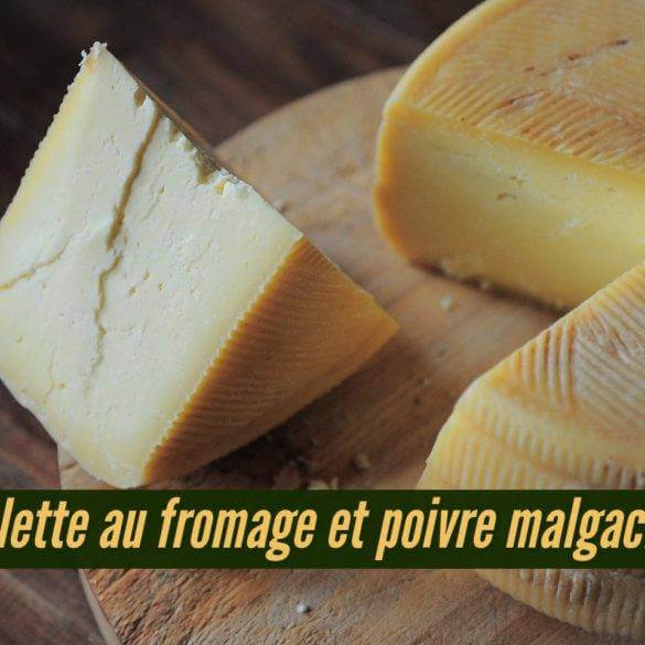 Recette de Galette au fromage et poivre malgache