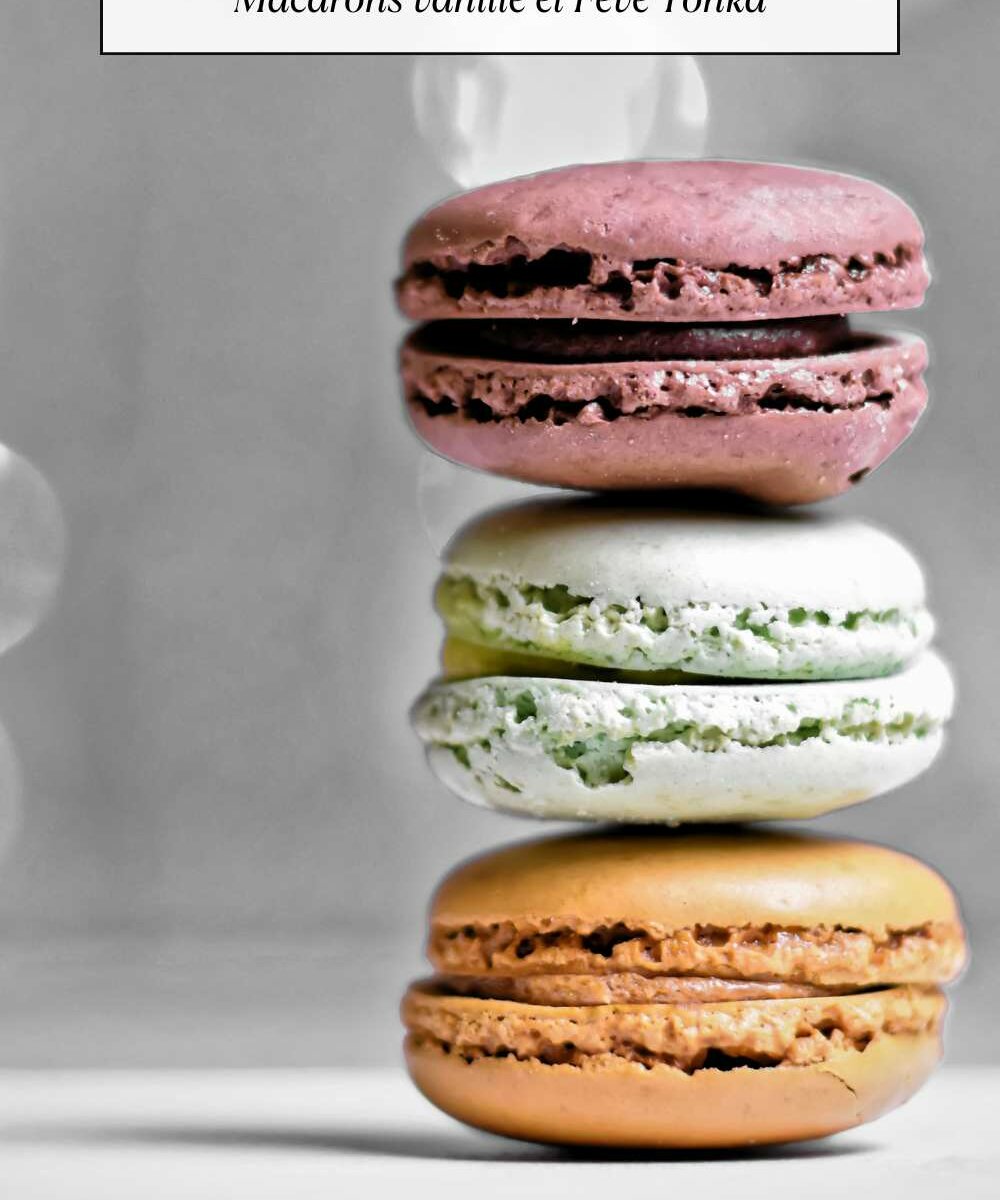 Macarons Vanille et Fève Tonka