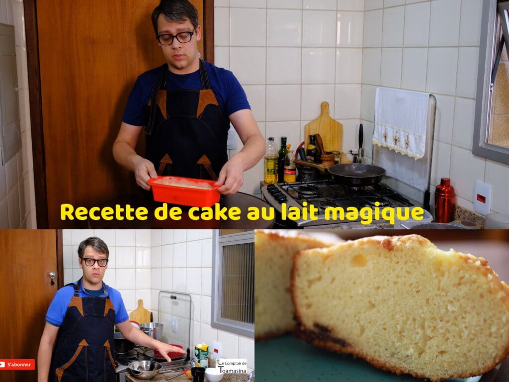 Recette de cake au lait magique et super moelleux par Arnaud Vanille David Vidéo