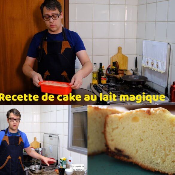 Recette de cake au lait magique et super moelleux par Arnaud Vanille David Vidéo