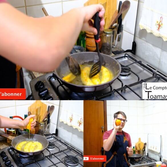Bananes flambées à l'orange et à la fève tonka du Brésil