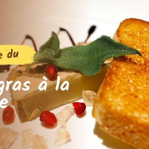 Recette du foie gras à la vanille