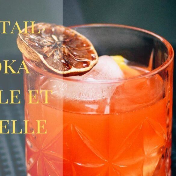 Cocktail Vodka Vanille Cannelle