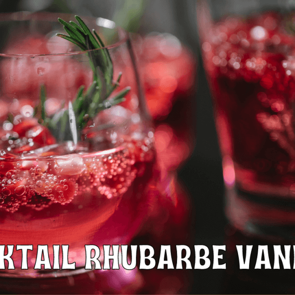 Cocktail Rhubarbe vanille