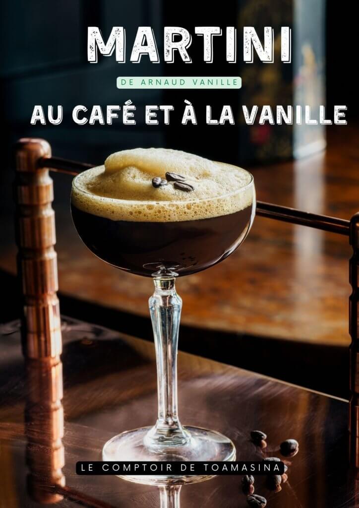 Martini au café fouetté à la vanille