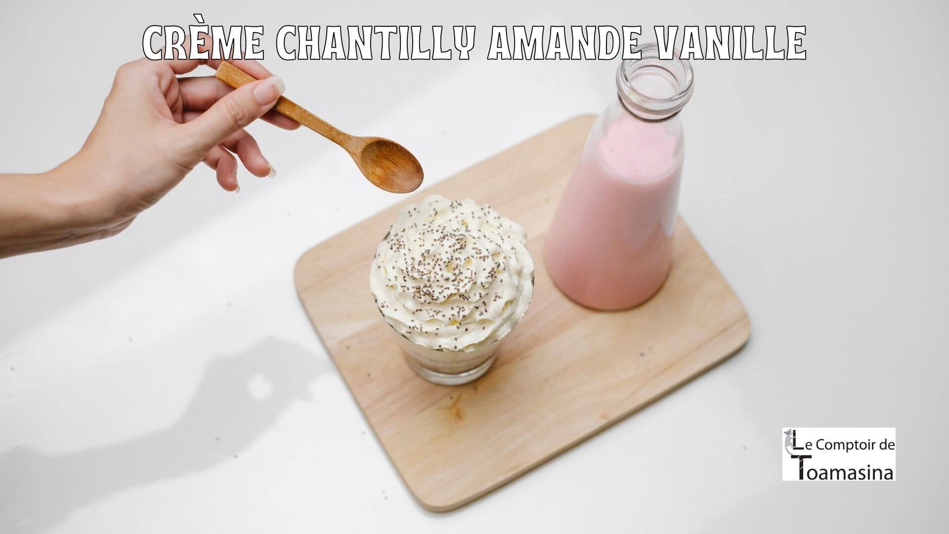 Crème Chantilly Amande Vanille