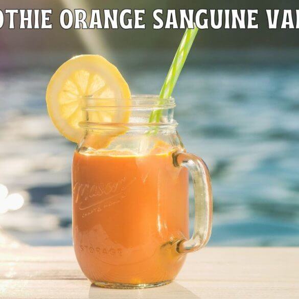 Smoothie Orange Sanguine Vanille