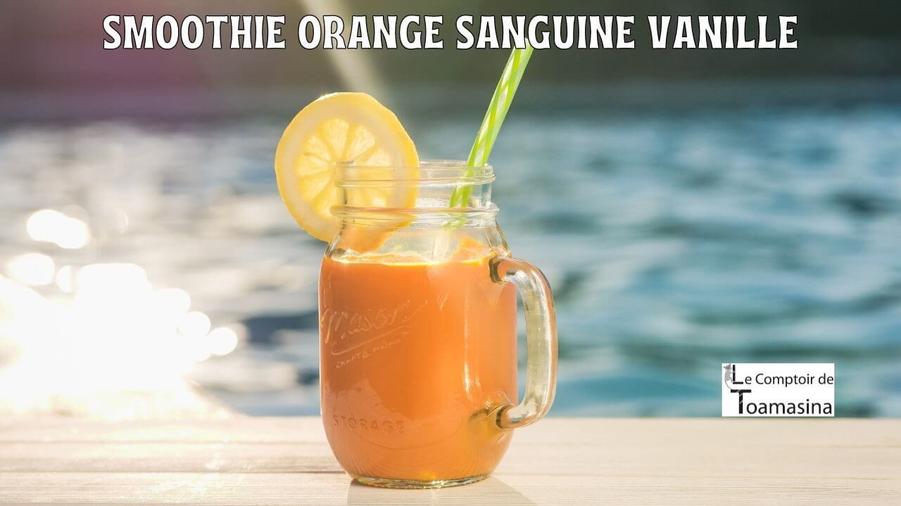 Smoothie Orange Sanguine Vanille