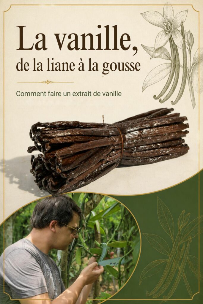 Comment est fabriqué l’extrait de vanille à partir des gousses