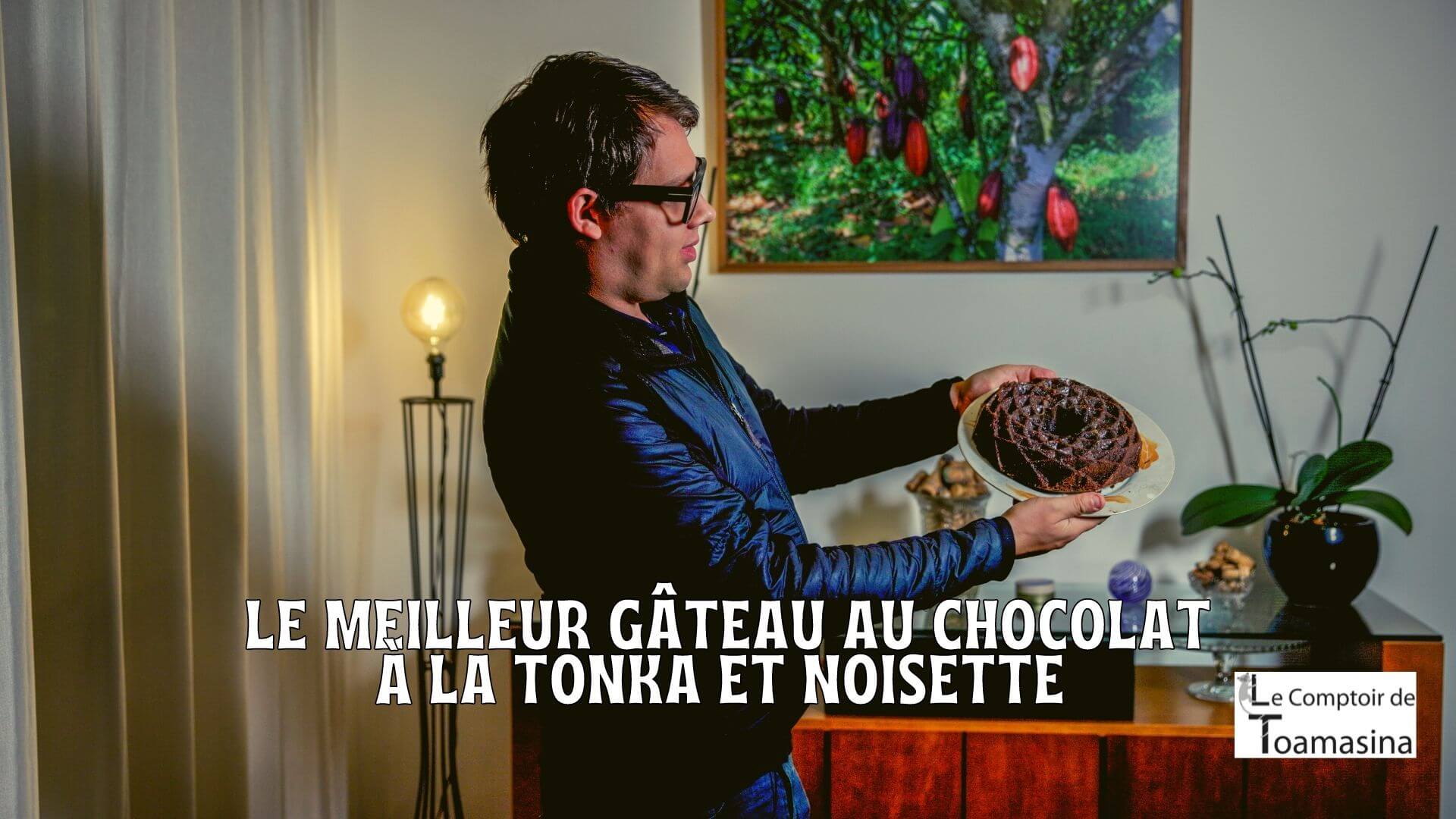 Gateau fondant chocolat noisette tonka - Kayapos