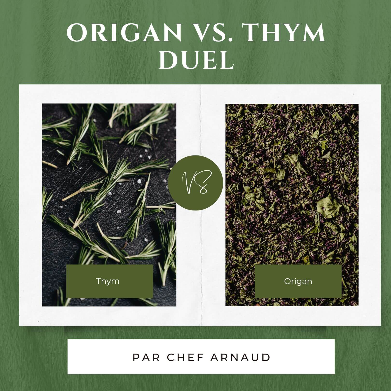 Origan vs. Thym
