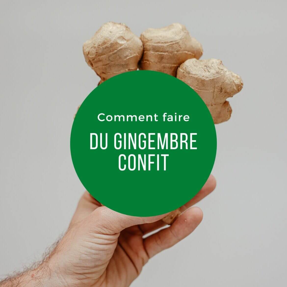 Gingembre confit maison Par chef Arnaud By Toamasina Vanille