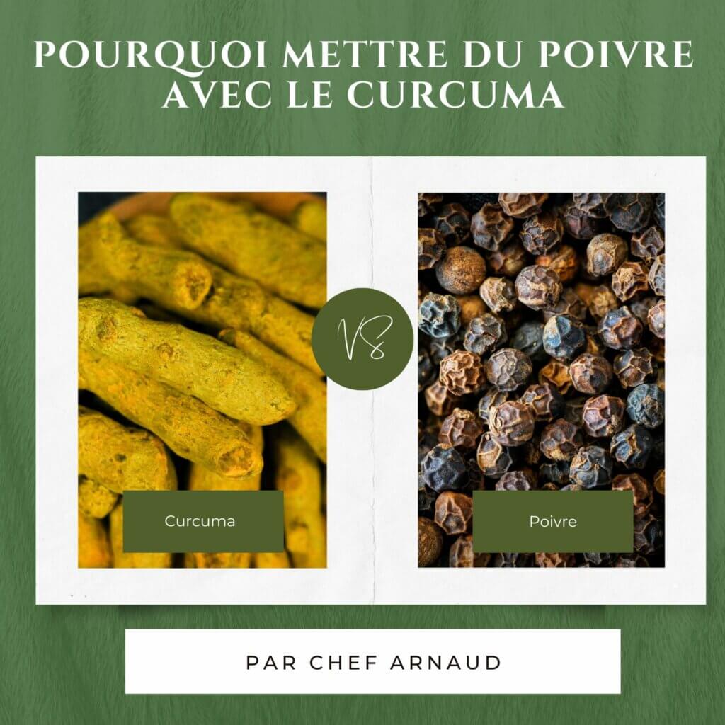 Pourquoi mettre du poivre avec le curcuma
