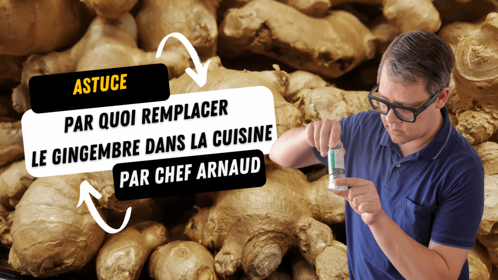 Par quoi remplacer le gingembre ? Chef Arnaud Apogée Bar