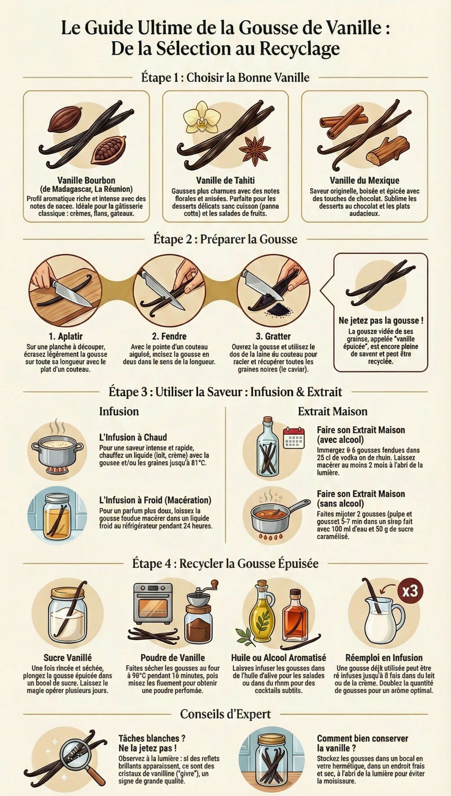 Vanille : De la Sélection au Recyclage de vos Gousses