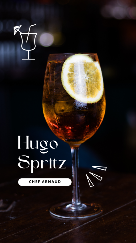 Recette Hugo Spritz - Chef Arnaud