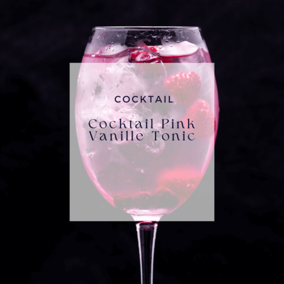 Cocktail Pink Vanille Tonic