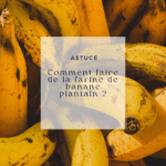 La farine de banane plantain maison : mon évaluation