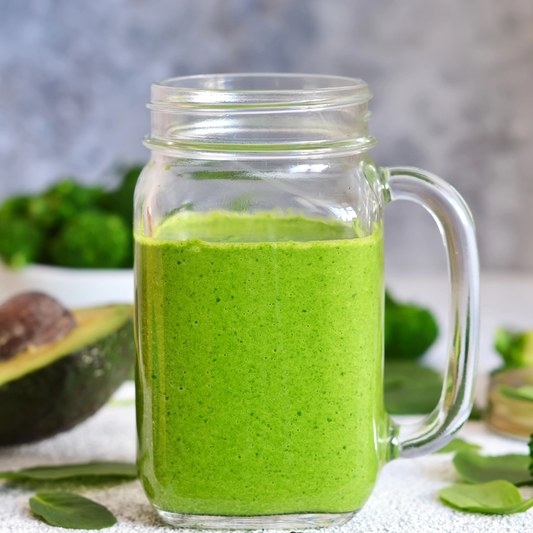 Smoothie aux fraises aux courgettes et graines de chia