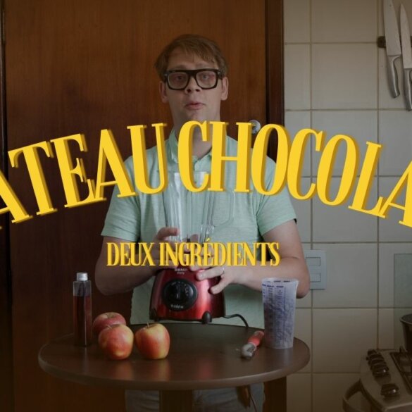 Gâteau au chocolat avec deux ingrédients ! Super bon et super facile