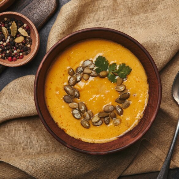 Soupe à la citrouille à la Air Fryer