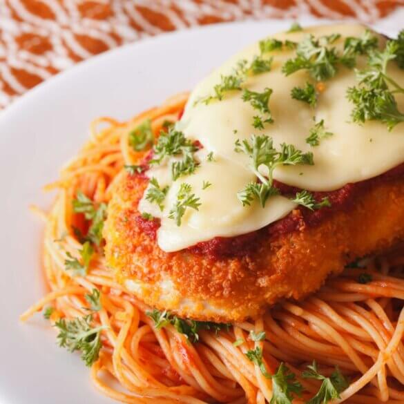 Steak Parmigiana à la friteuse à air