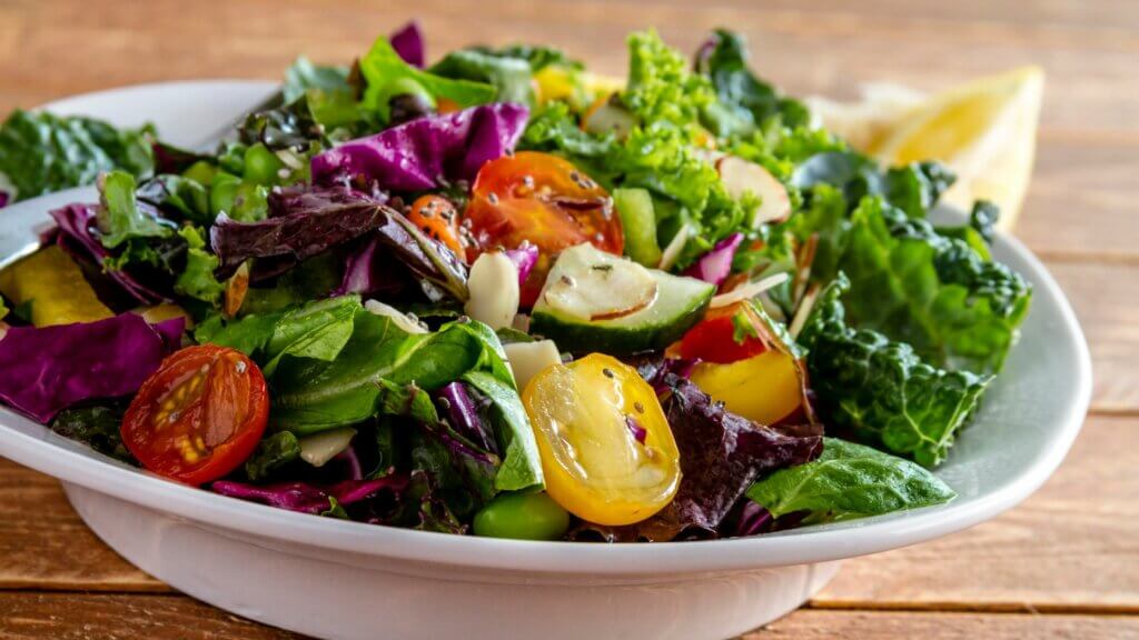 Salade de chou rouge aux amandes