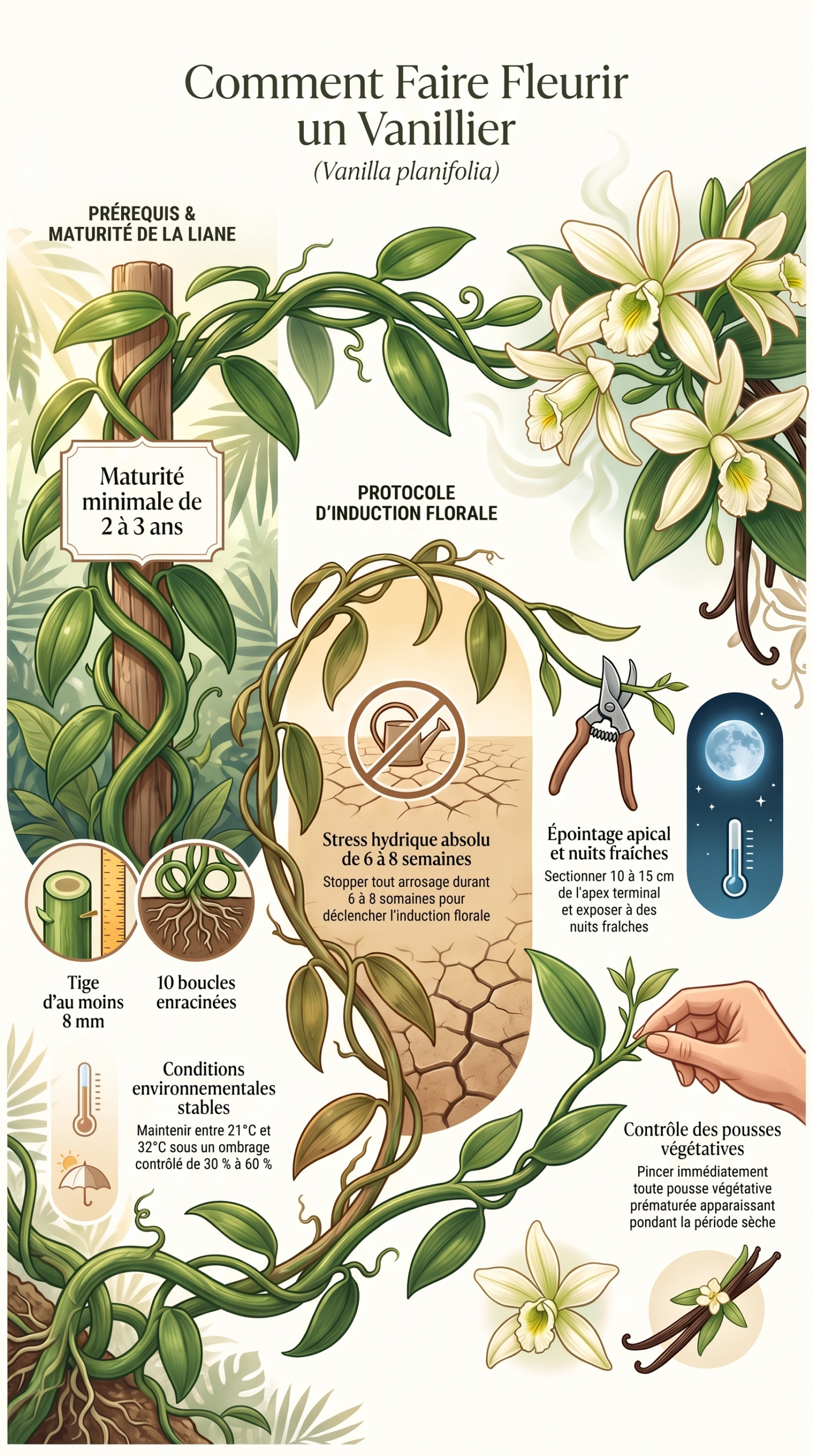 Comment faire fleurir un vanillier