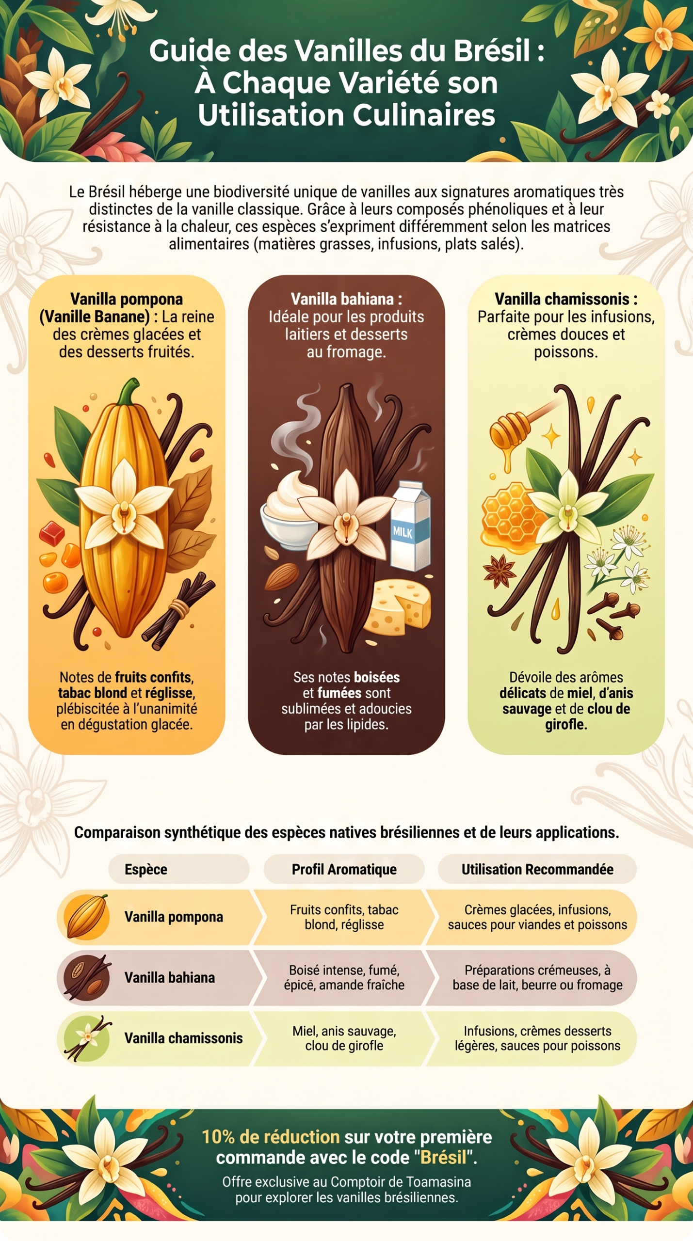 Guide des vanilles du Brésil