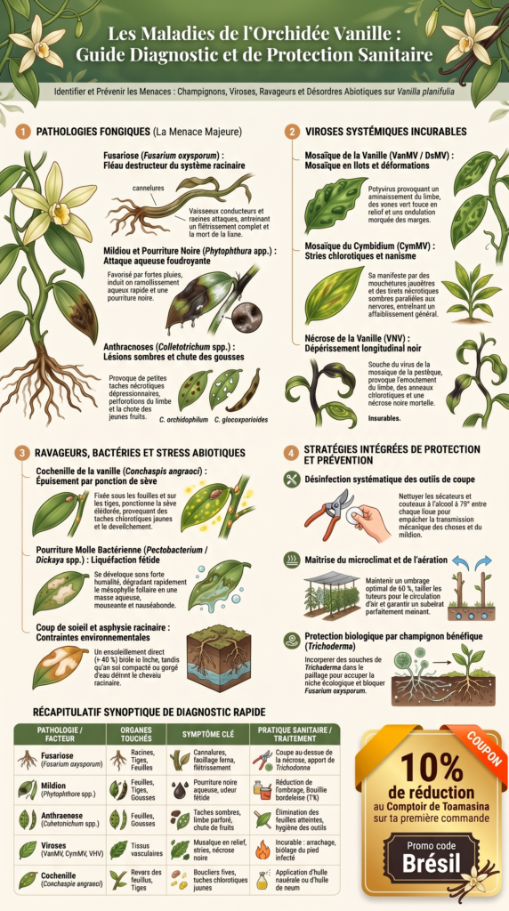 Guide des maladies de l’orchidée