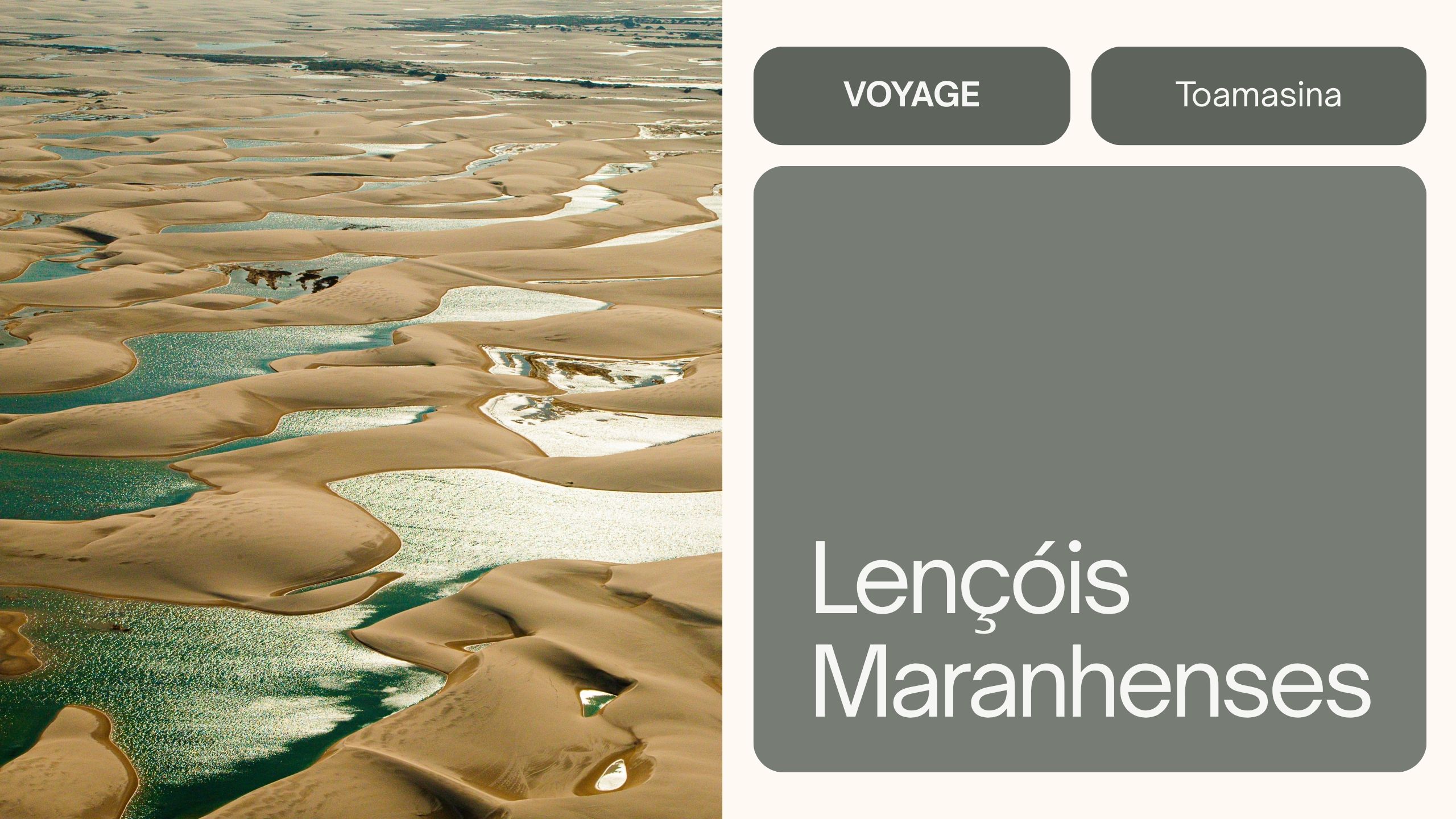 Les Lençóis Maranhenses, dans le Maranhão