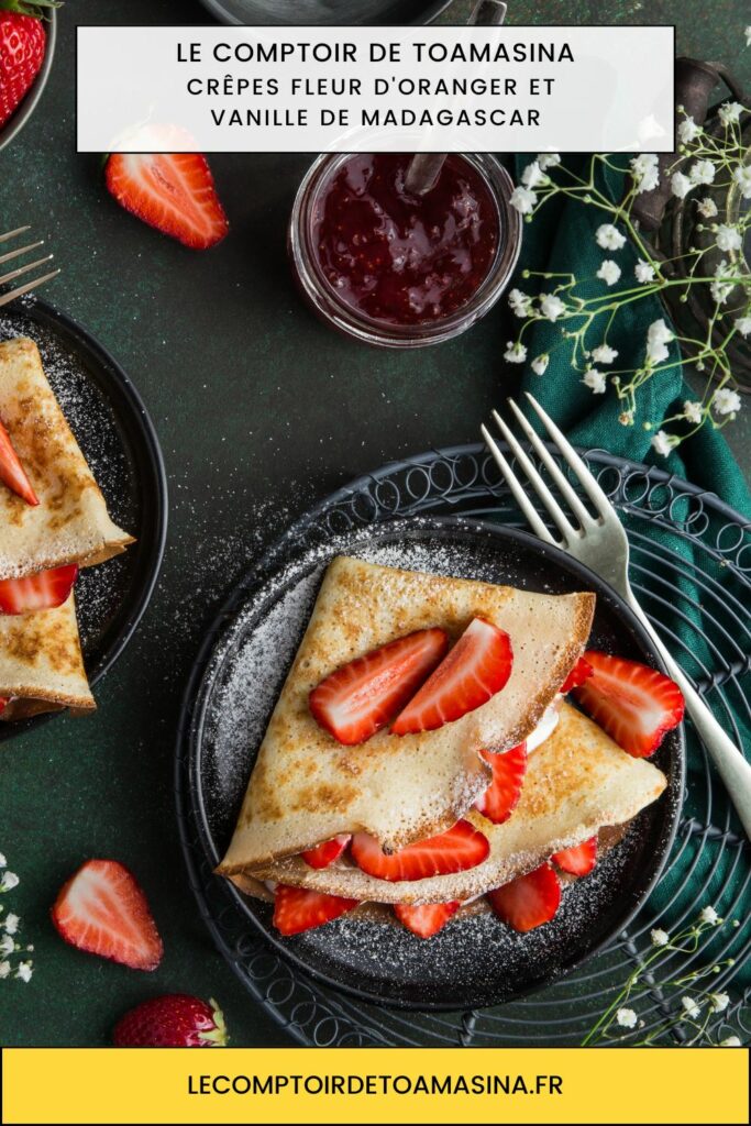 Des crêpes fines et parfumées, la base des aumônières.