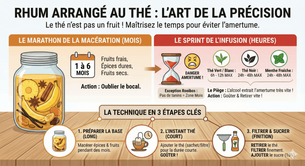 Bien infuser un rhum arrangé