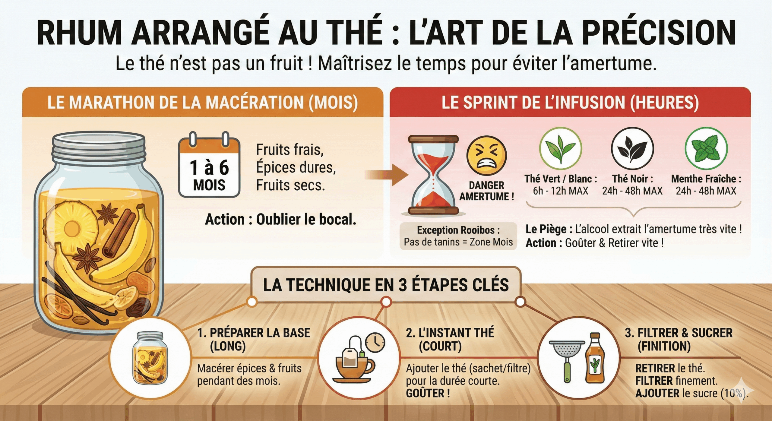 Bien infuser un rhum arrangé à la vanille