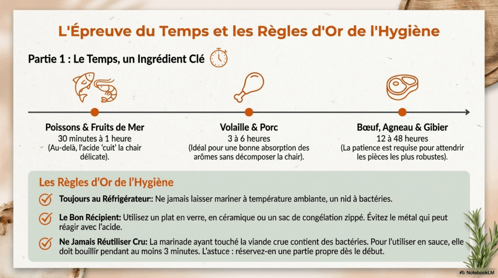 Combien de temps laisser macérer une marinade