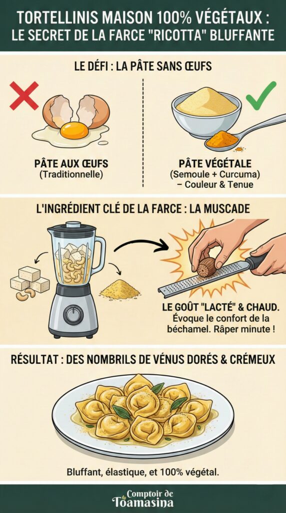 Comment faire des Tortellinis maison 100% végétaux